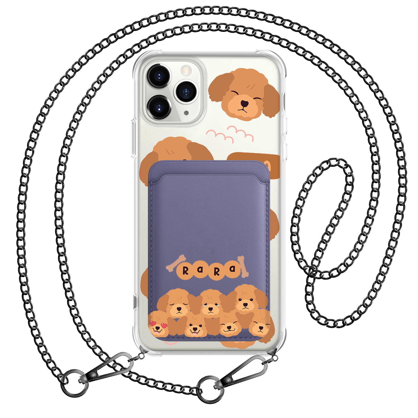 iPhone Magnetic Wallet Case - Poodle Squad 3.0