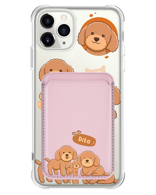 iPhone Magnetic Wallet Case - Poodle Squad 4.0