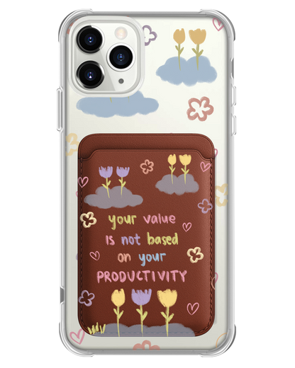 iPhone Magnetic Wallet Case - Positive Energy