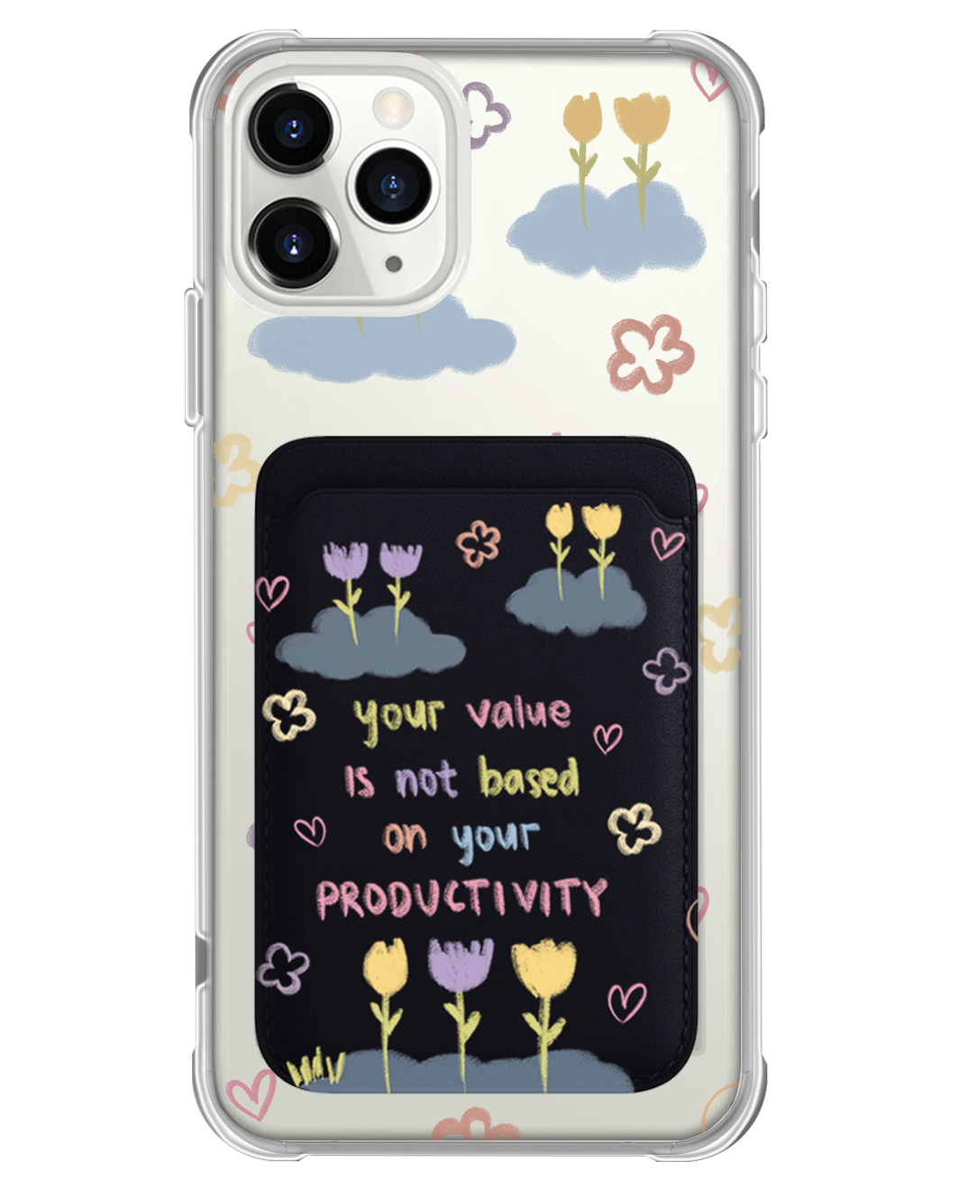 iPhone Magnetic Wallet Case - Positive Energy