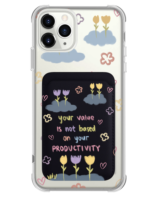 iPhone Magnetic Wallet Case - Positive Energy