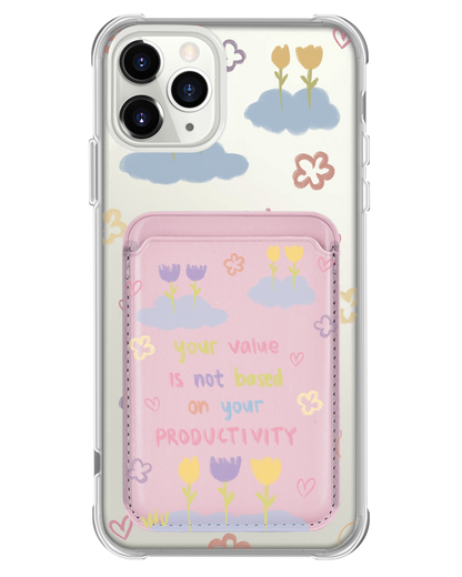 iPhone Magnetic Wallet Case - Positive Energy