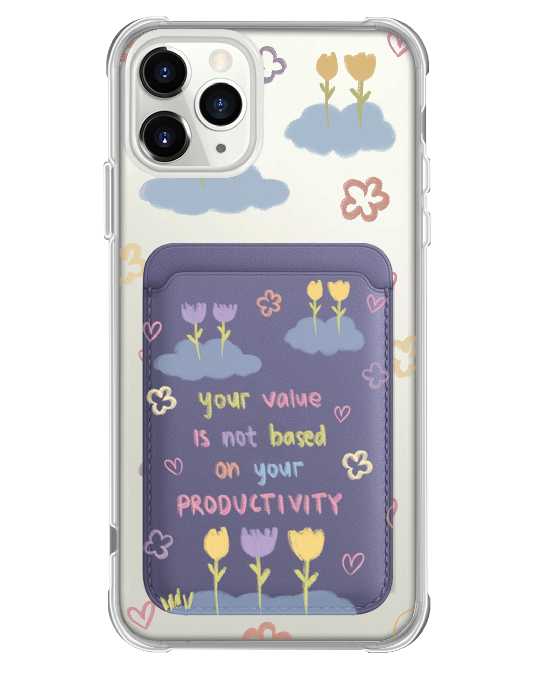 iPhone Magnetic Wallet Case - Positive Energy