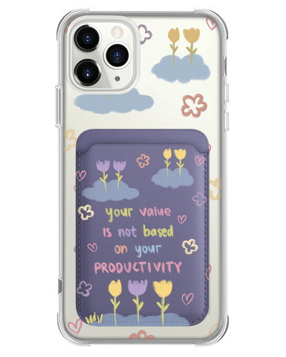 iPhone Magnetic Wallet Case - Positive Energy