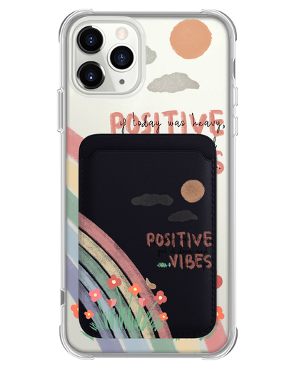iPhone Magnetic Wallet Case - Positive Vibes