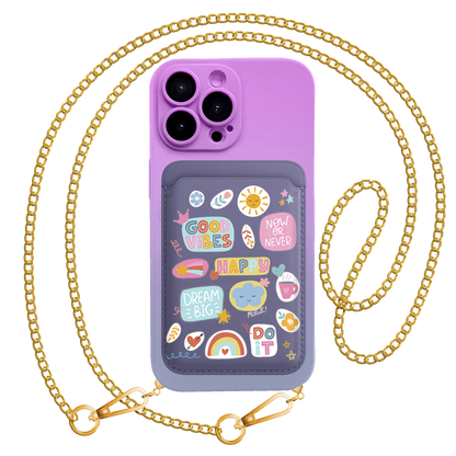 iPhone Magnetic Wallet Silicone Case - Good Day 2.0