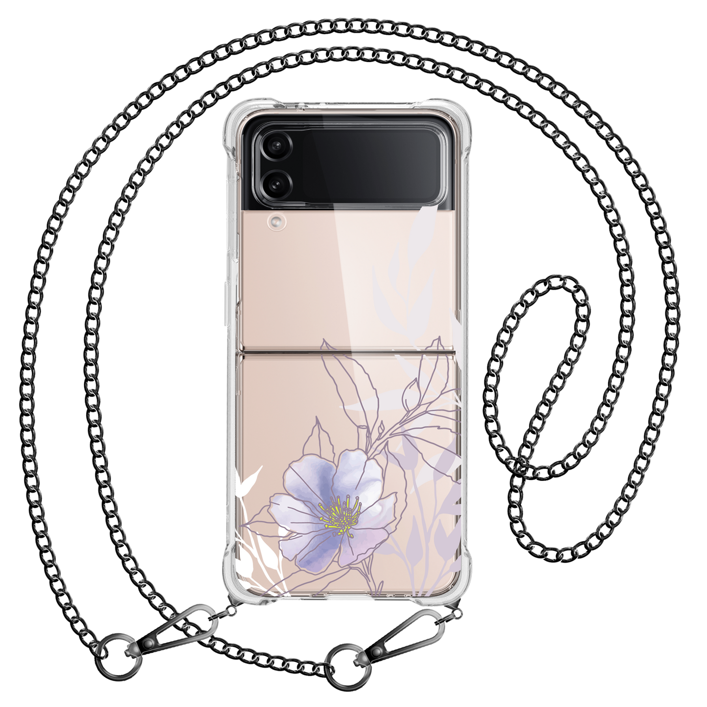 Android Flip / Fold Case - Purple Lily