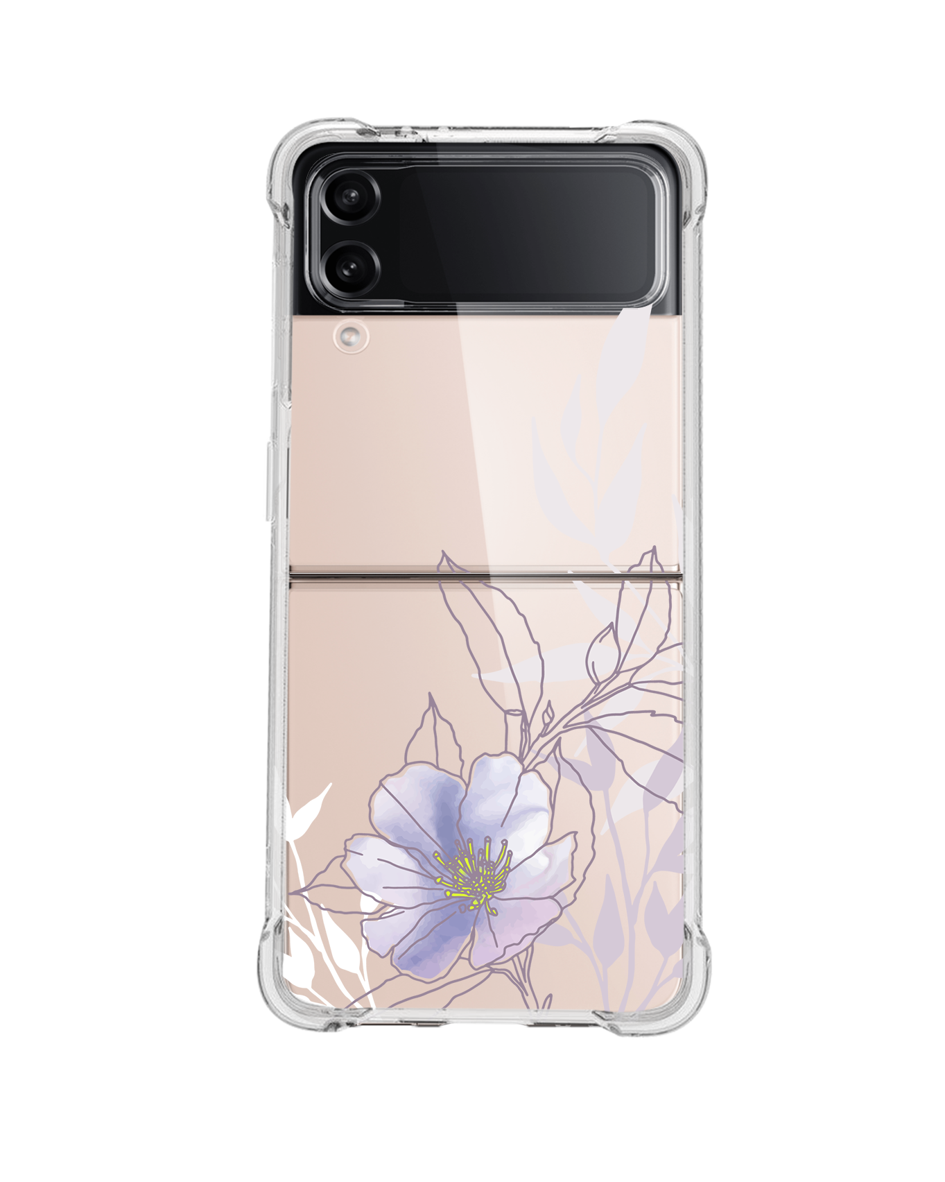 Android Flip / Fold Case - Purple Lily