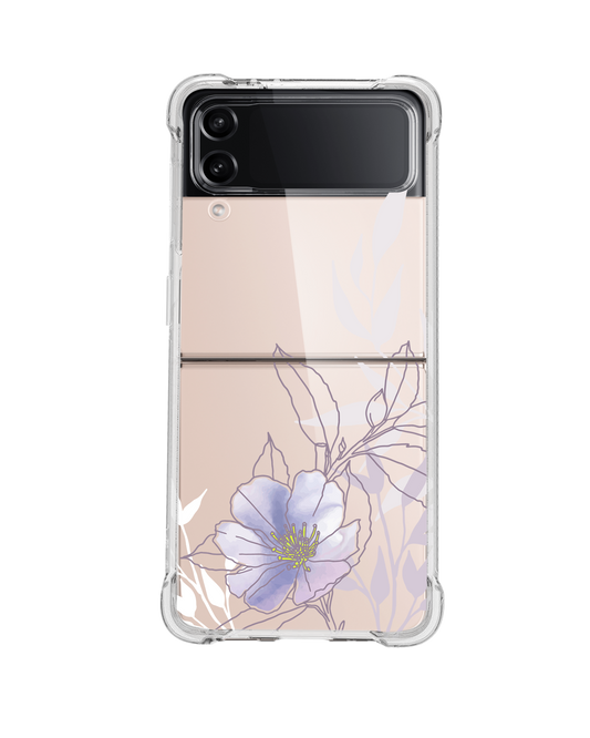 Android Flip / Fold Case - Purple Lily