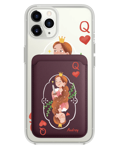 iPhone Magnetic Wallet Case - Queen (Couple Case)