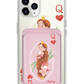 iPhone Magnetic Wallet Case - Queen (Couple Case)