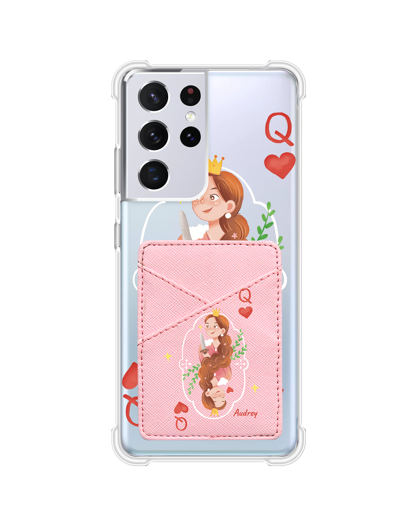 Android Phone Wallet Case - Queen (Couple Case)