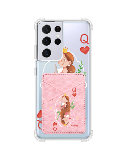 Android Phone Wallet Case - Queen (Couple Case)