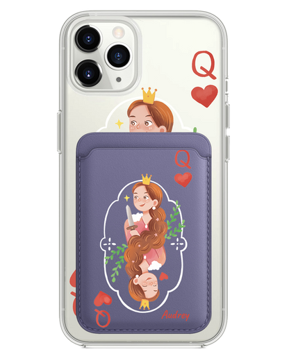 iPhone Magnetic Wallet Case - Queen (Couple Case)