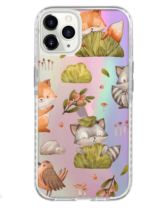 iPhone Rearguard Holo - Racoon and Friends