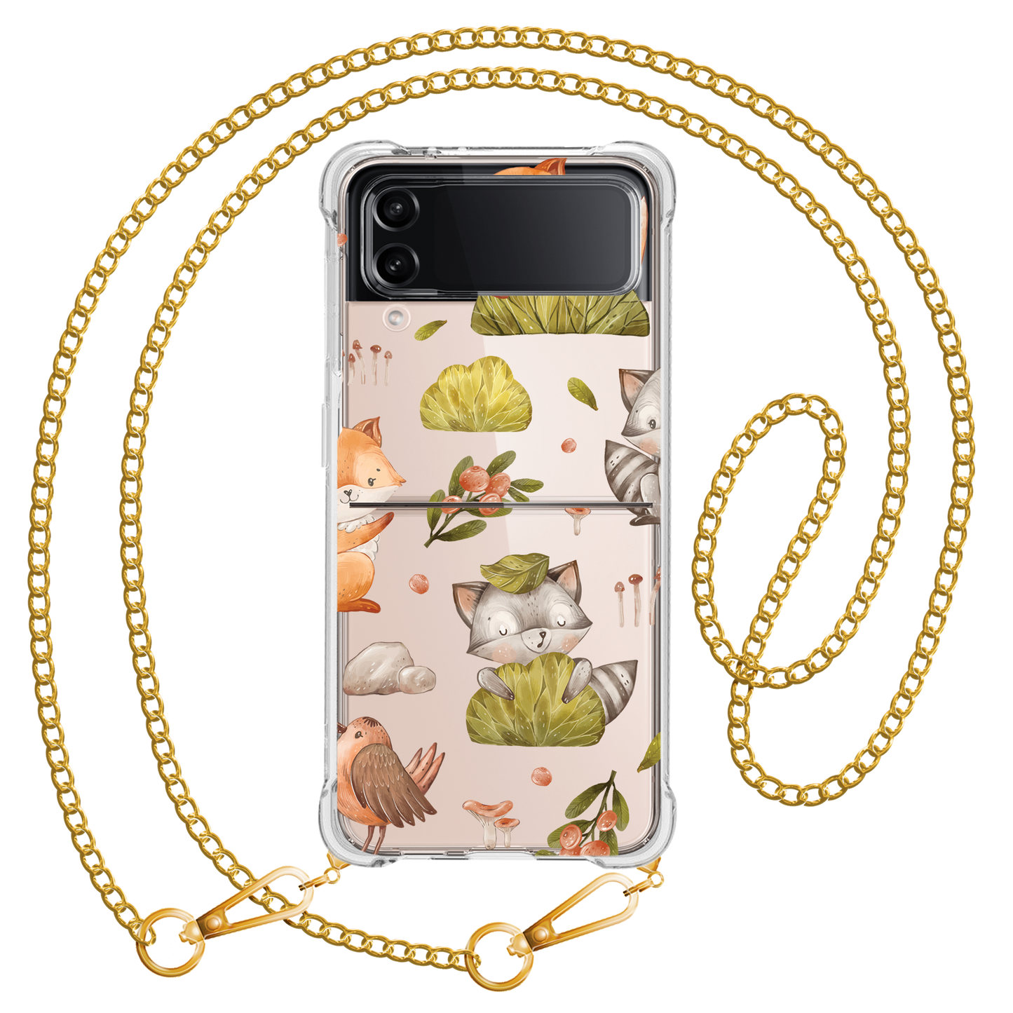 Android Flip / Fold Rearguard Hybrid - Racoon and Friends