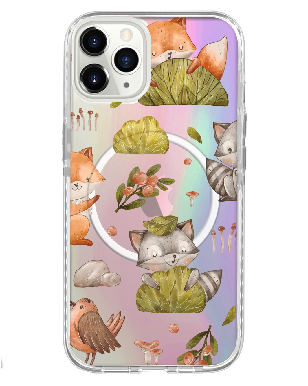 iPhone Rearguard Holo - Racoon and Friends