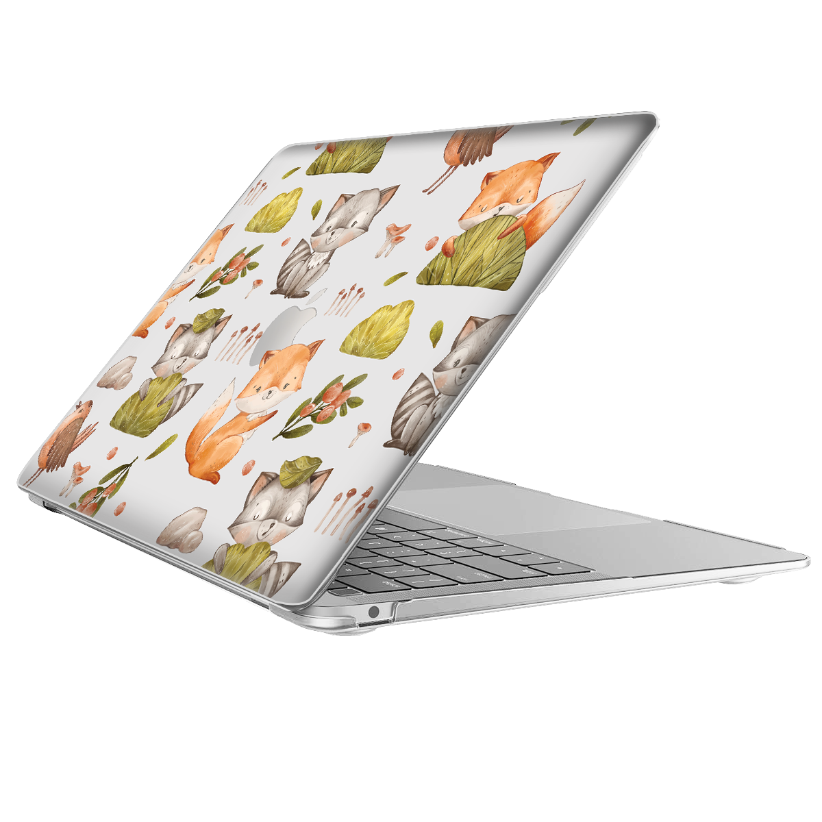 MacBook Snap Case - Racoon and Friends
