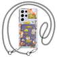 Android Magnetic Wallet Case - Racoon and Friends