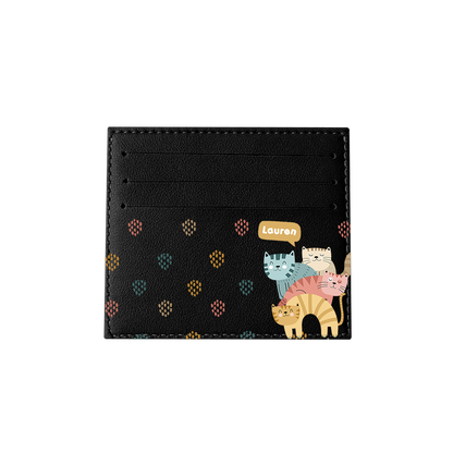6 Slots Card Holder - Rainbow Meow 2.0