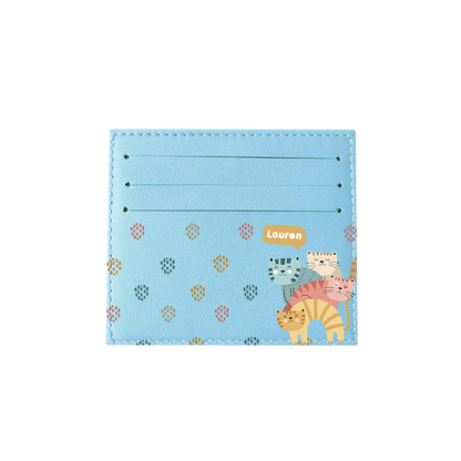 6 Slots Card Holder - Rainbow Meow 2.0