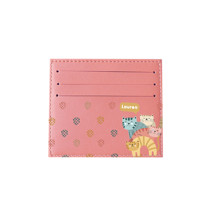 6 Slots Card Holder - Rainbow Meow 2.0
