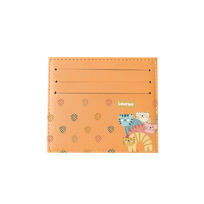 6 Slots Card Holder - Rainbow Meow 2.0