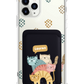 iPhone Magnetic Wallet Case - Rainbow Meow 2.0