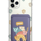 iPhone Magnetic Wallet Case - Rainbow Meow 2.0
