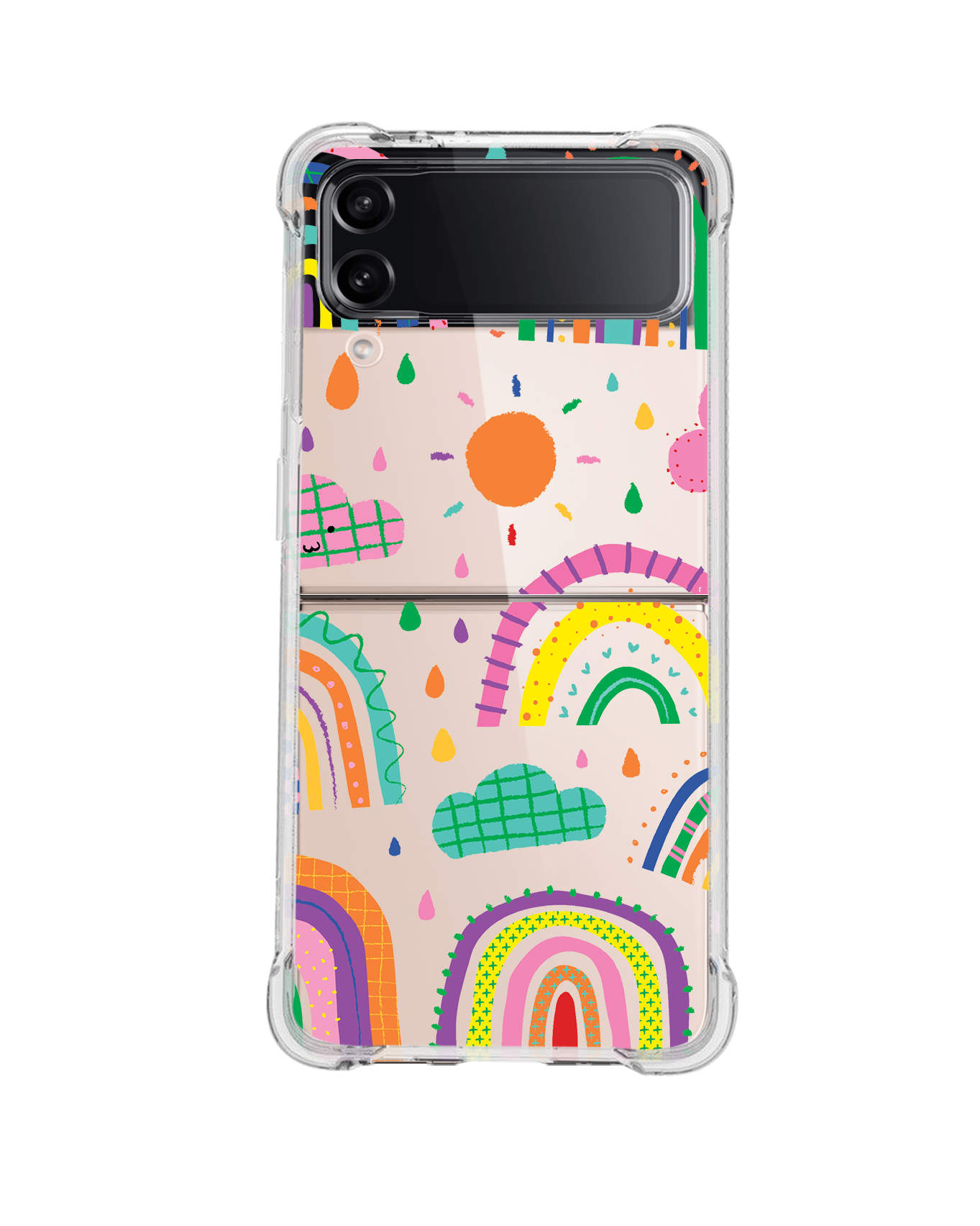 Android Flip / Fold Case - Rainbow