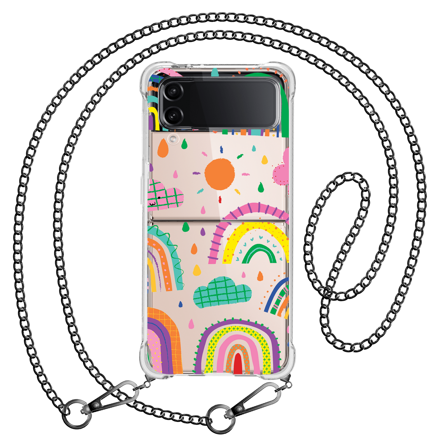 Android Flip / Fold Case - Rainbow