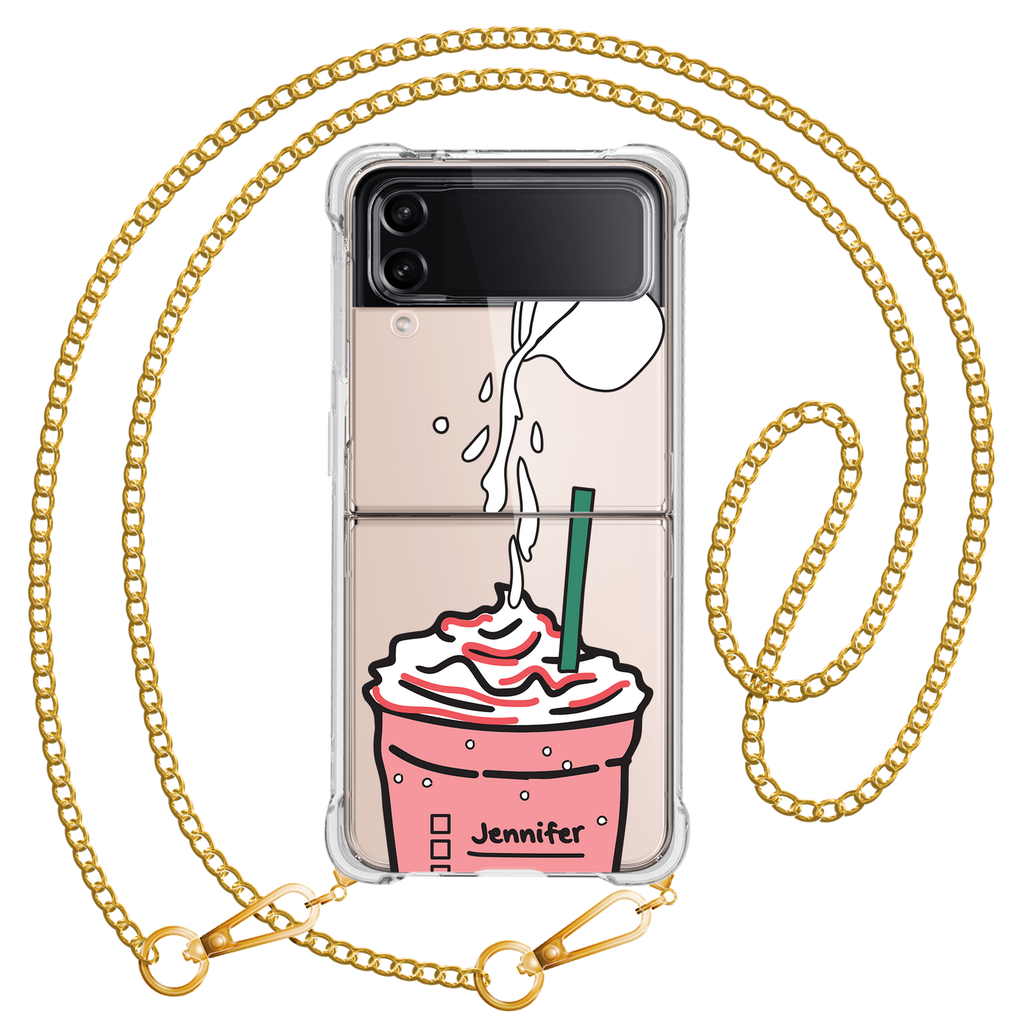 Android Flip / Fold Case - Raspberry Frappe