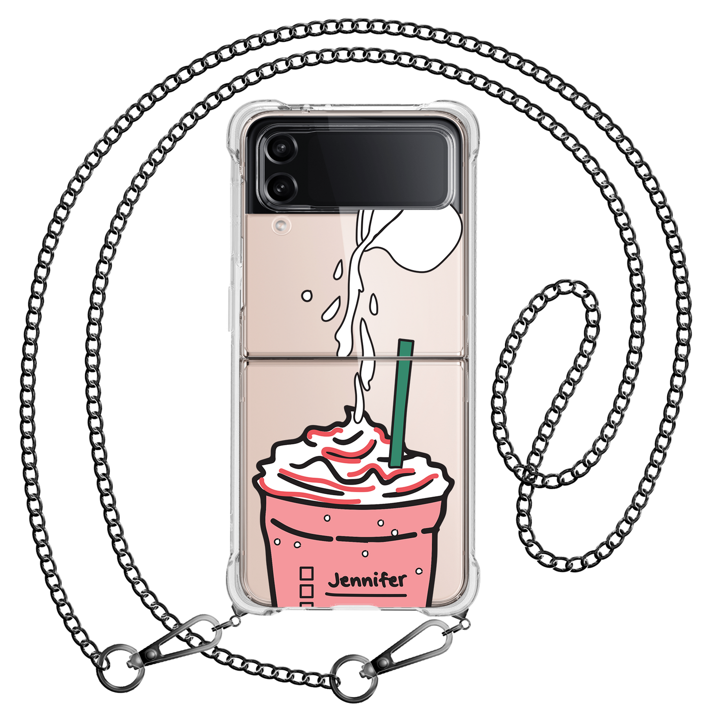 Android Flip / Fold Case - Raspberry Frappe