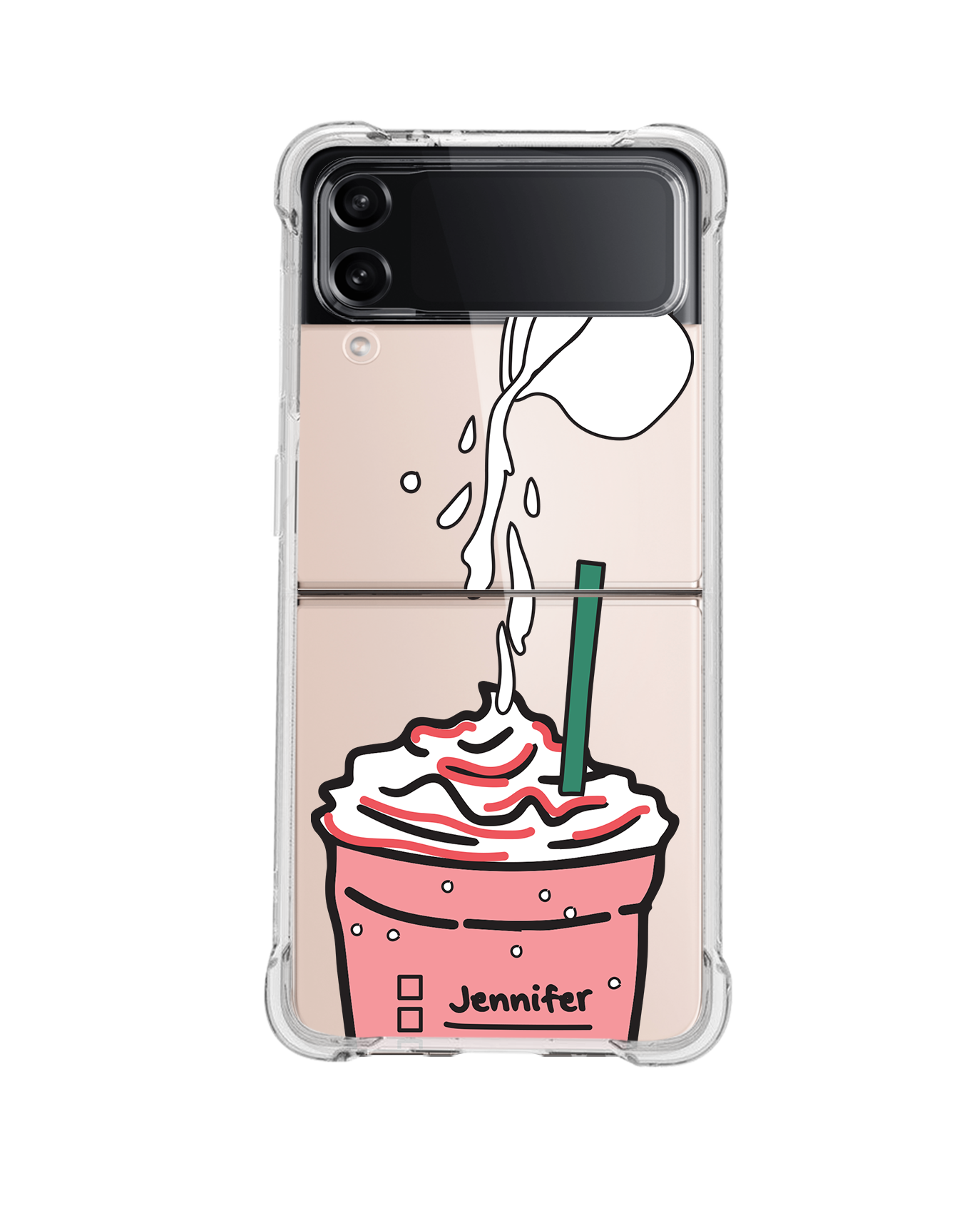 Android Flip / Fold Case - Raspberry Frappe