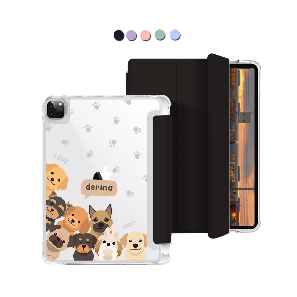 iPad Macaron Flip Cover - Ruff Family 1.0