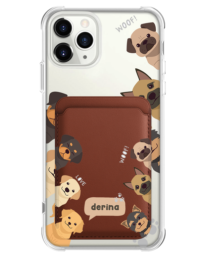 iPhone Magnetic Wallet Case - Ruff Family 1.0