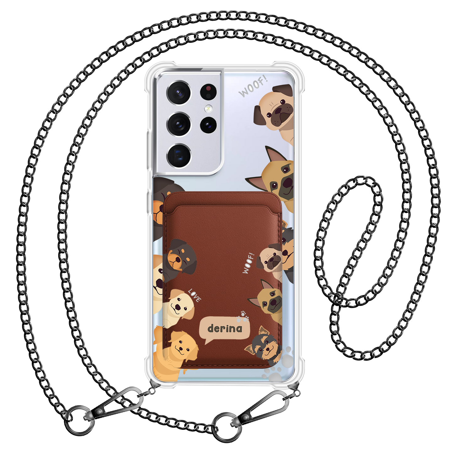 Android Magnetic Wallet Case - Ruff Family 1.0