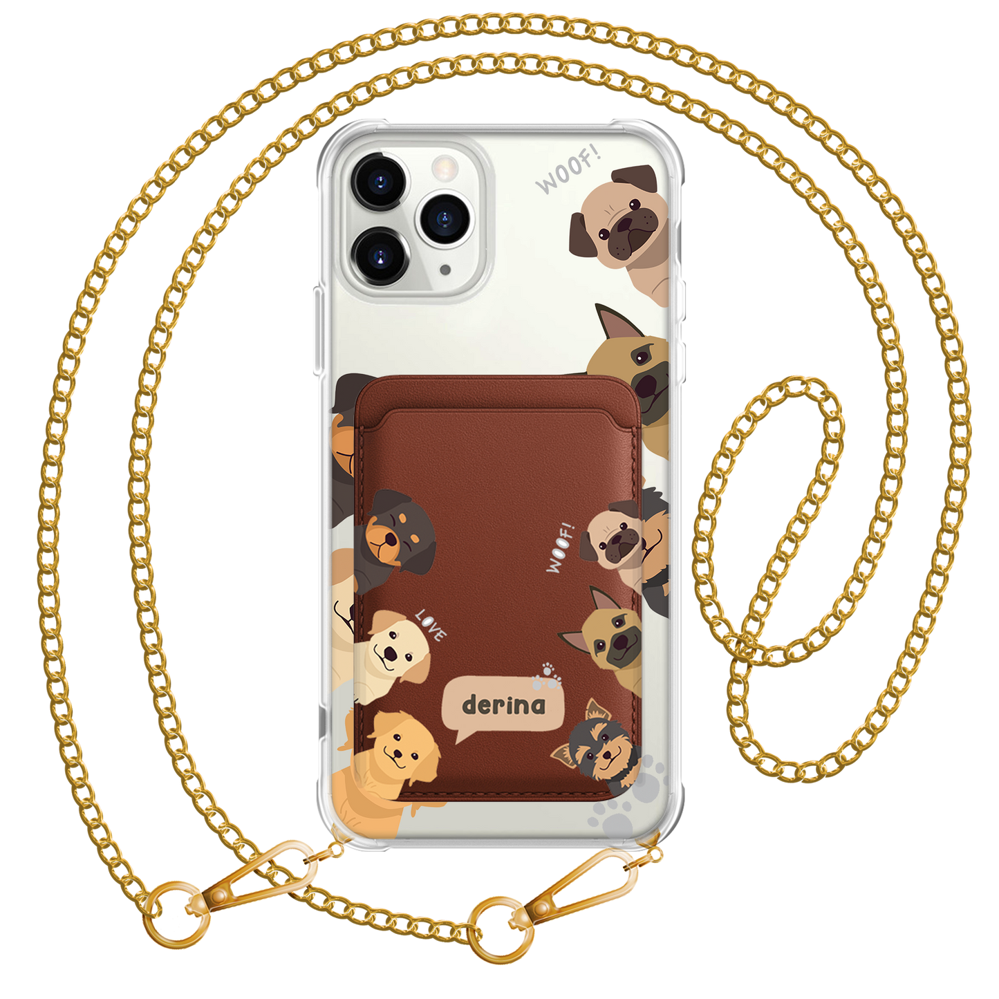 iPhone Magnetic Wallet Case - Ruff Family 1.0