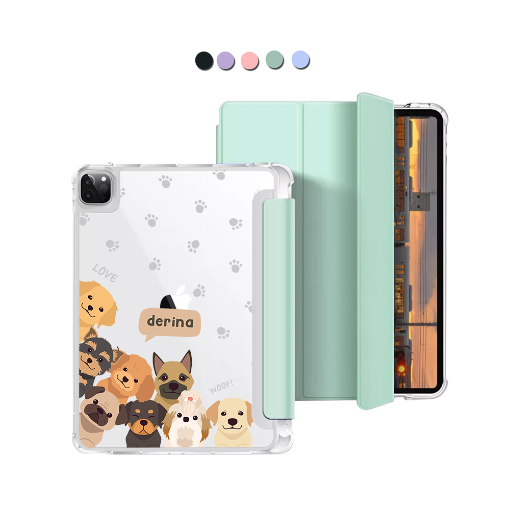 iPad Macaron Flip Cover - Ruff Family 1.0