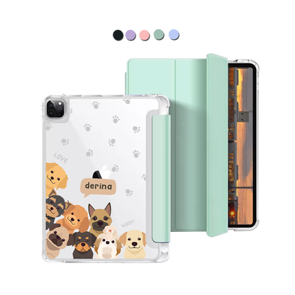 iPad Macaron Flip Cover - Ruff Family 1.0