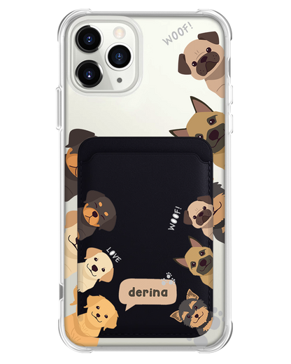 iPhone Magnetic Wallet Case - Ruff Family 1.0