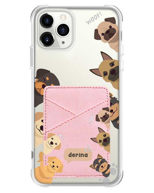 iPhone Phone Wallet Case - Ruff Family 1.0