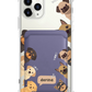 iPhone Magnetic Wallet Case - Ruff Family 1.0