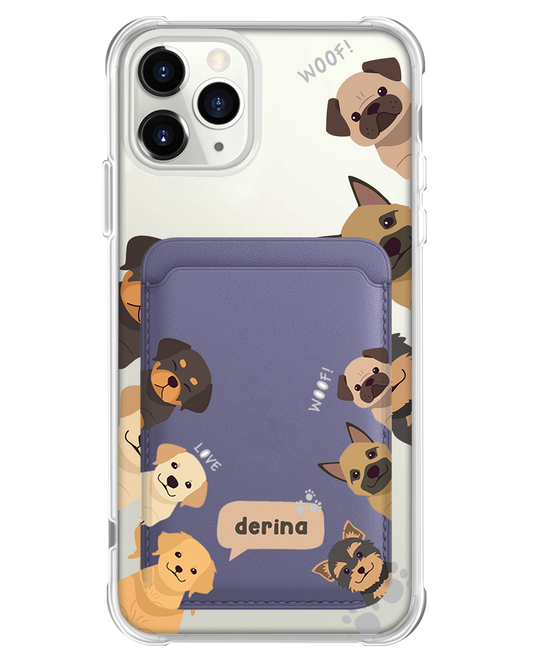 iPhone Magnetic Wallet Case - Ruff Family 1.0