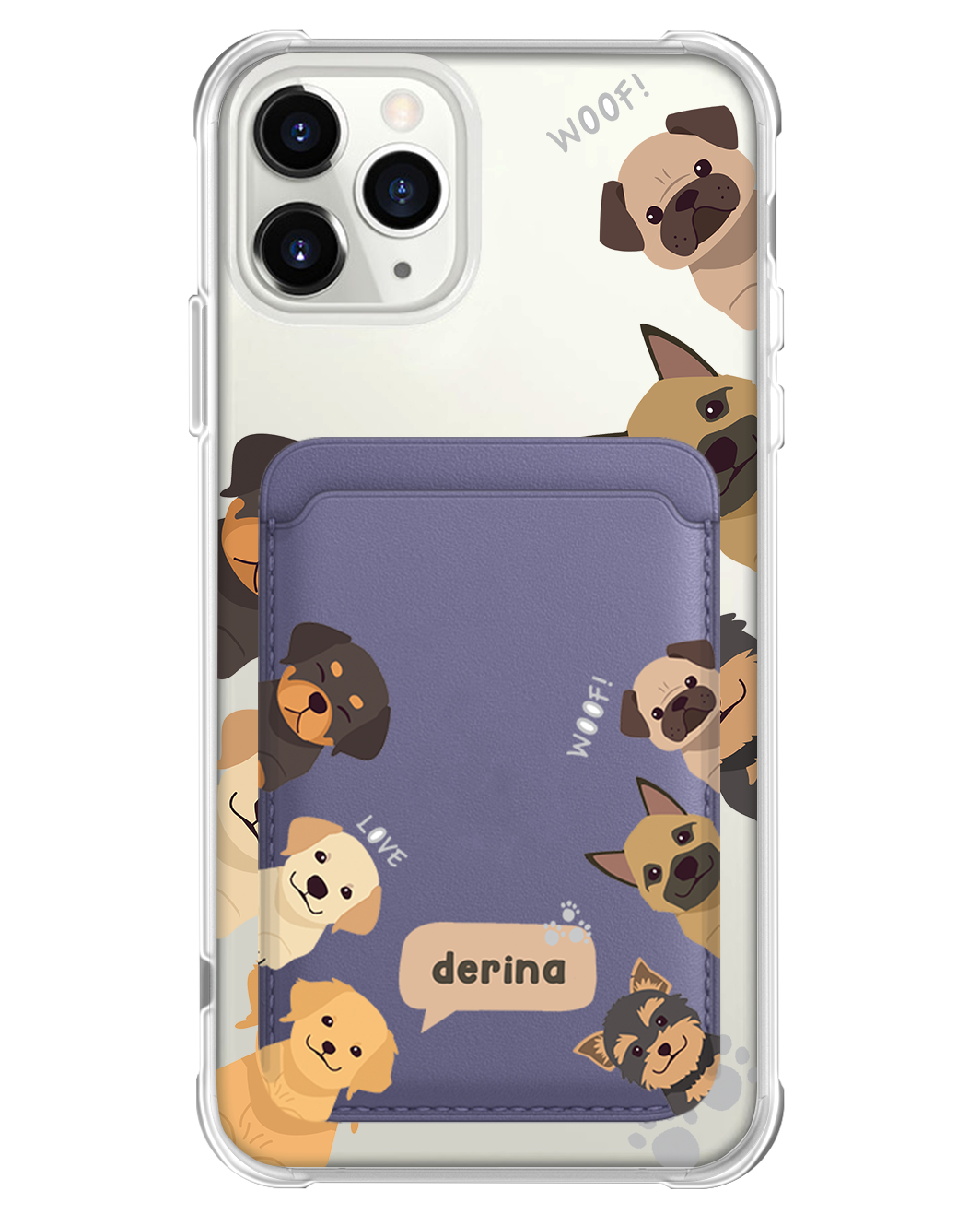 iPhone Magnetic Wallet Case - Ruff Family 1.0