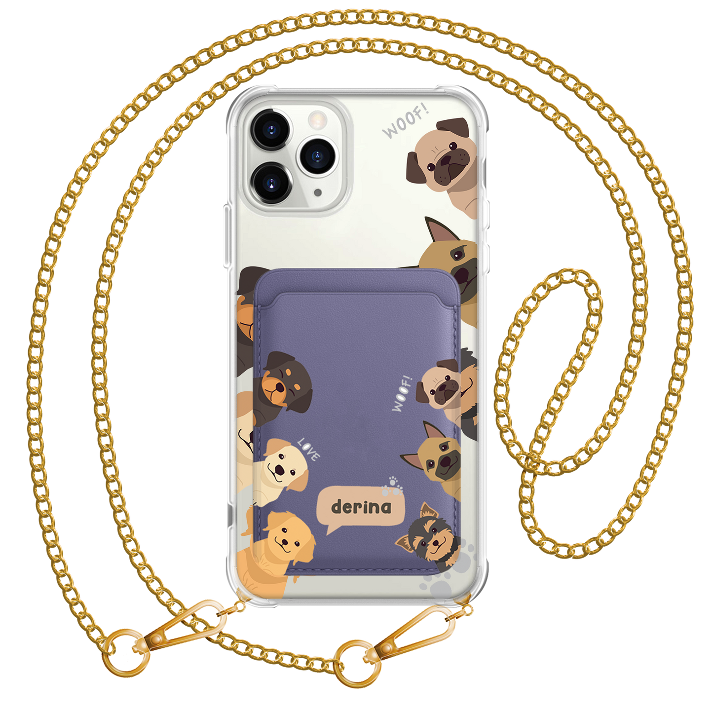 iPhone Magnetic Wallet Case - Ruff Family 1.0