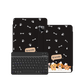 iPad / Android Tab Wireless Keyboard Flipcover - Ruff Family 2.0