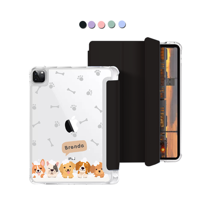 iPad Macaron Flip Cover - Ruff Family 2.0