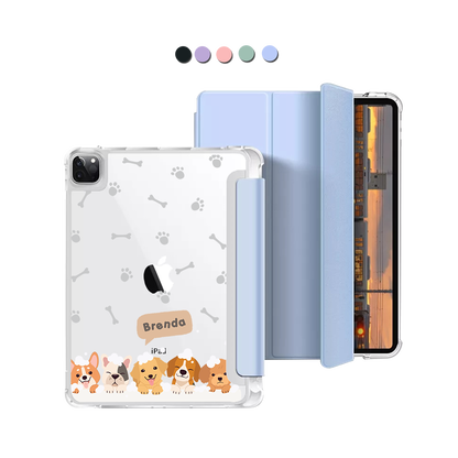 iPad Macaron Flip Cover - Ruff Family 2.0
