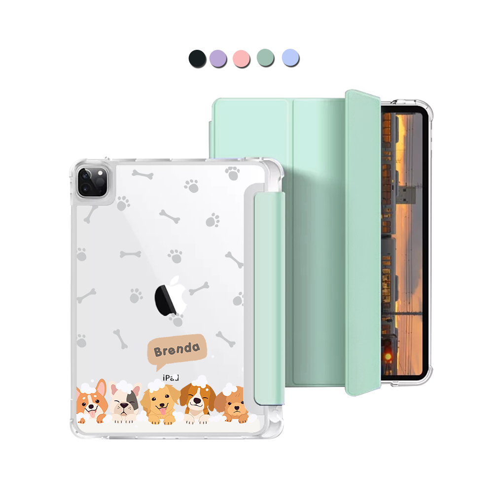 iPad Macaron Flip Cover - Ruff Family 2.0